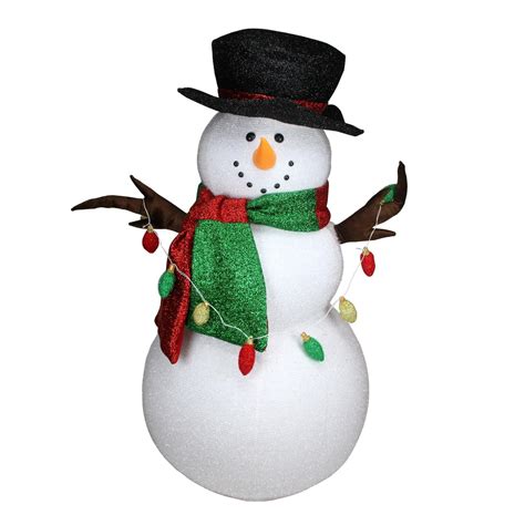 5' Musical Inflatable Snowman Christmas Outdoor Decoration with LED Lights | Walmart Canada