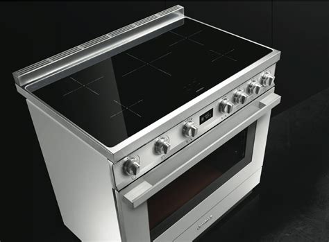 Smeg CPF9IPX Portofino 90cm Induction Upright Cooker Stainless Steel at ...