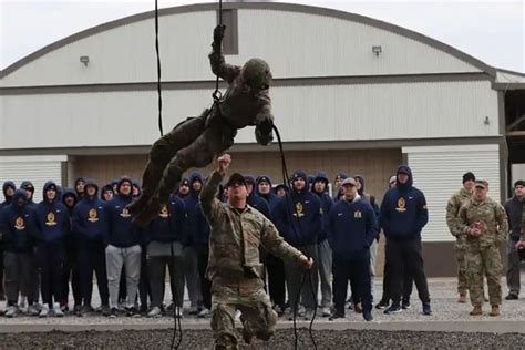 DVIDS - Images - Air Assault School rappel demonstration [Image 3 of 3]