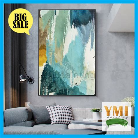 Abstract painting Teal Painting acrylic green and blue | Etsy in 2021 | Teal painting, Modern ...