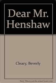 Dear Mr Henshaw: Beverly Cleary: 9780606063159: Amazon.com: Books