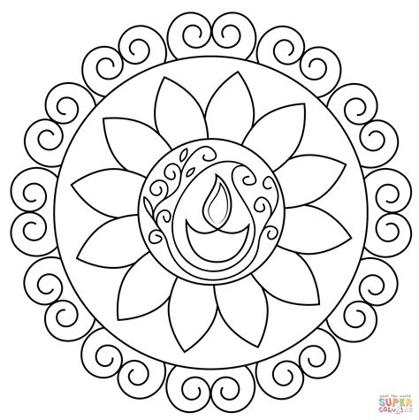 Rangoli Designs To Color at GETSOPHIEBLOG Blog