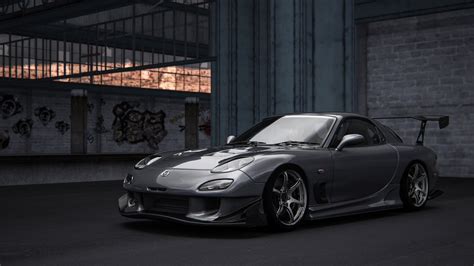 ArtStation - Mazda RX-7 FD3S RE Amemiya