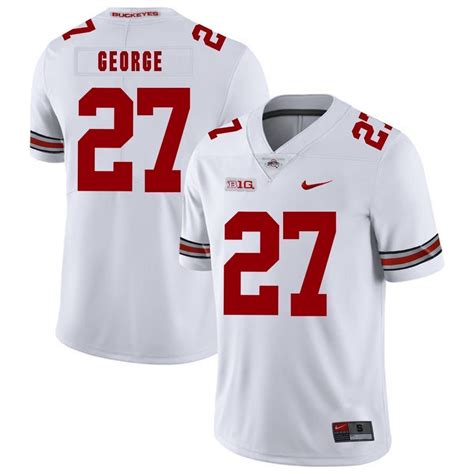 Eddie George Ohio State Buckeyes Football Jersey 2019 - White – luckyshopee