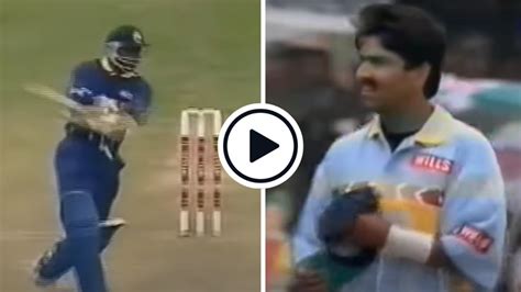 Watch: Sanath Jayasuriya smashes Sri Lanka to win, Manoj Prabhakar into retirement