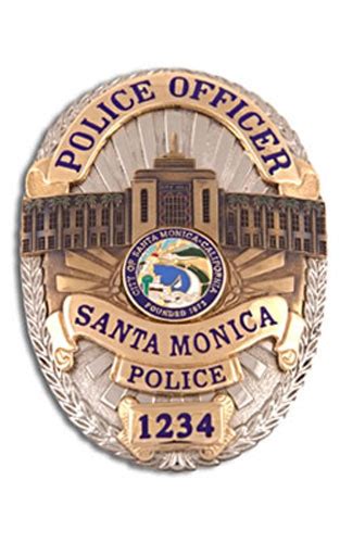 Santa Monica Police Dept - ER Badge