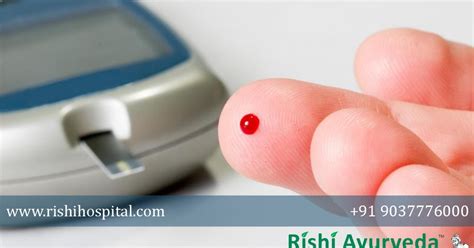 Rishi Ayurveda Hospital and Research Centre: Finger-stick blood test ...