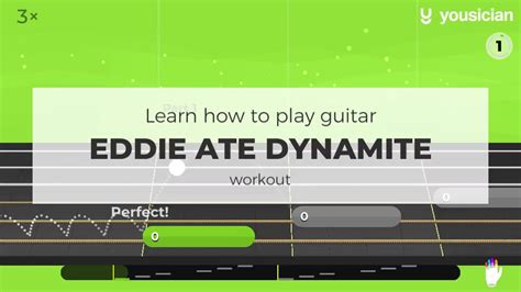 Learn how to play Eddie Ate Dynamite on Guitar | Yousician