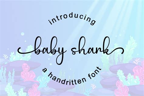 Baby Shark Font Download Free - Handwritten Fonts