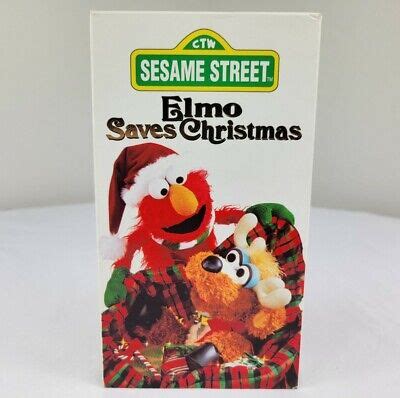 SESAME STREET ELMO Saves Christmas (VHS, 1996) Kevin Clash as Elmo $8.15 - PicClick CA