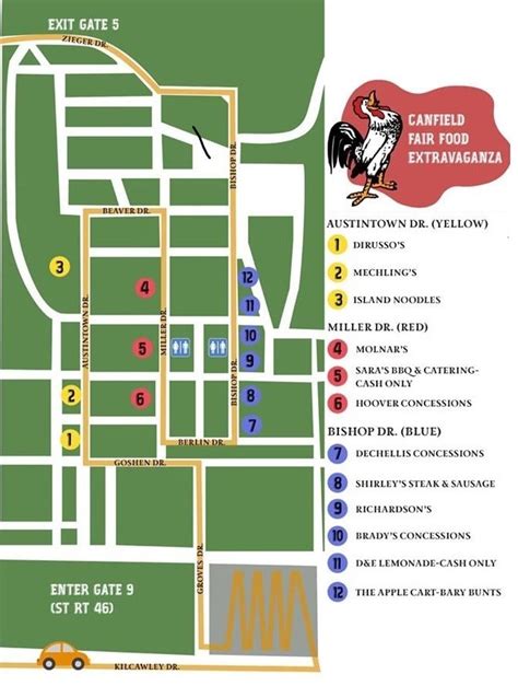 Canfield Fair Schedule 2024 Map - evy marcile