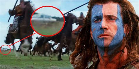 The movie ‘Braveheart’ features a scene with a car barely visible in the background. Often cited ...