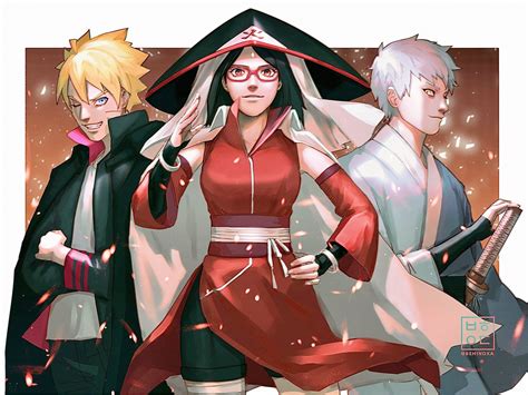 Boruto X Sarada Wallpapers - Wallpaper Cave