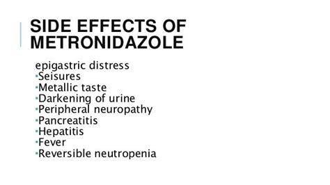 Metronidazole ( Treatment for Trichomoniasis )