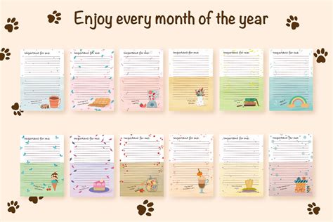 2023 Cat Calendar | Behance