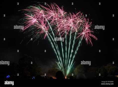 Bonfire Night Fireworks Display Stock Photo - Alamy