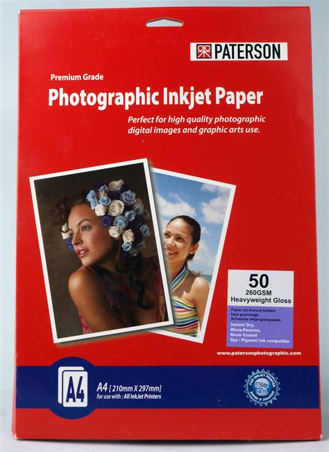 Paterson Premium Grade Photographic Inkjet Printer Paper Review | ePHOTOzine