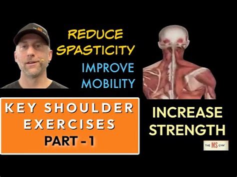 KEY SHOULDER - PT1 REDUCING SPASTICITY – Exercises For Multiple Sclerosis - YouTube