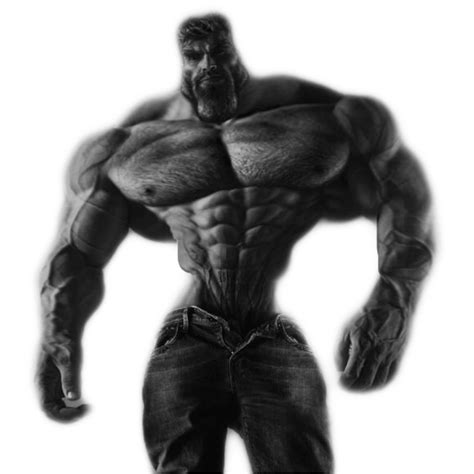 Giga Chad Meme Transparent Image