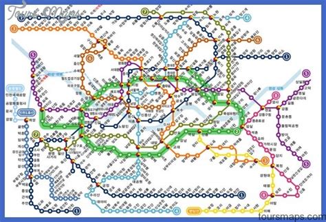 Seoul Metro Map - ToursMaps.com