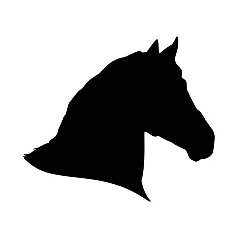 Horse Head Silhouette Vector Art, Icons, and Graphics for Free Download