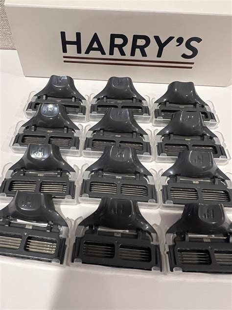 12 x Harry's Men's Razor Blade Refills, 5 Blade Razor Blade Cartridges Genuine | eBay