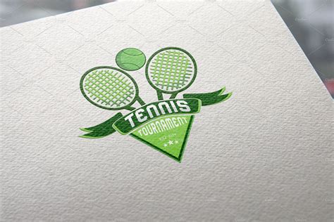 Tennis Logo Template | Illustrator Templates ~ Creative Market