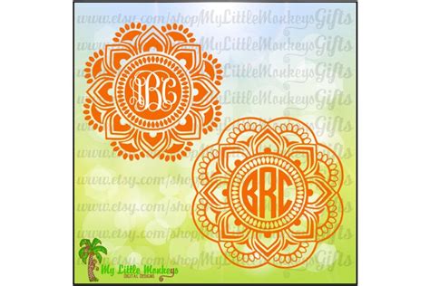 Mandala Monogram Base