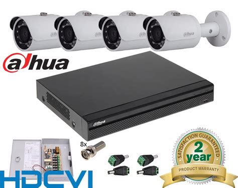 Dahua 4 Channel HD Surveillance CCTV 1080P HD CVI/CVR Camera System DVR ...