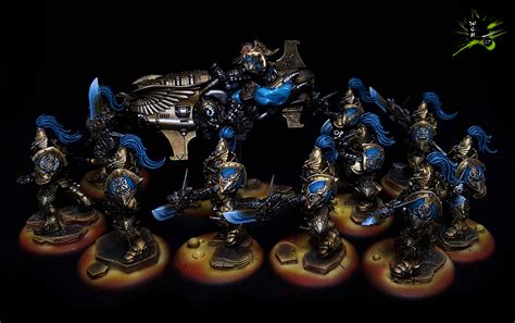 Warhammer 40K Adeptus Custodes in blue by MyVisionArt on DeviantArt