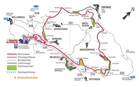 Nurburgring Detailed Map