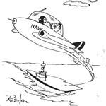 aircraft carrier on board sailor cartoons