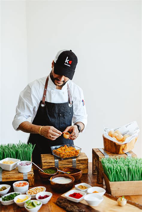 Let's chat about chaat! Our hottest new food station by Sous Chef Swapnil - Kiss the Cook Catering