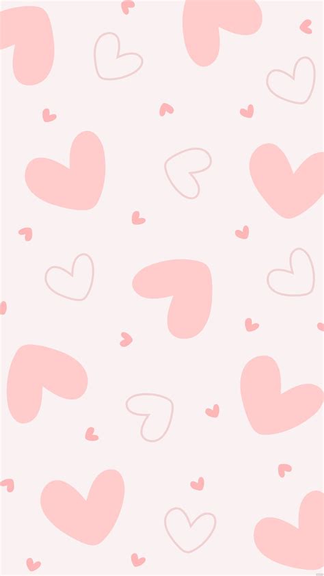 Get in the Mood with Pink Heart Wallpaper Desktop - Download Now for Free!