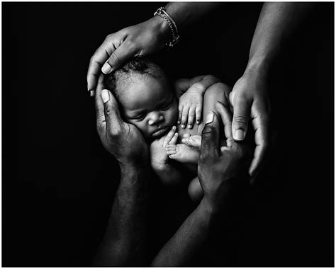 Newborn Black Baby Boy Photography