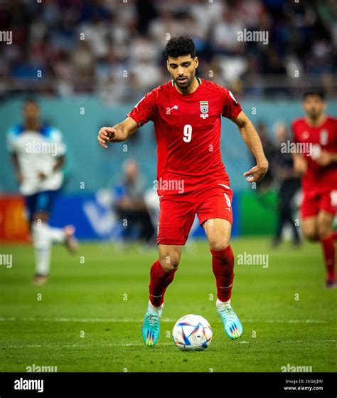 Doha, Qatar. 21st Nov, 2022. Mehdi Taremi (Iran) England - Iran World ...