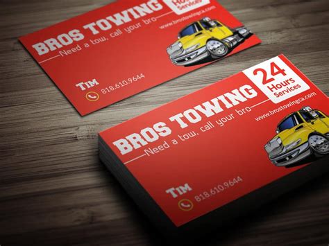 Entry #33 by BikashBapon for Tow truck business cards | Freelancer