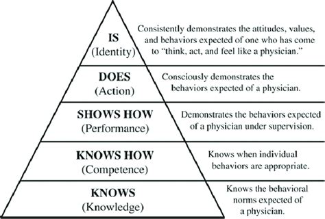 The amended version of Miller's Pyramid of Clinical Competence ...