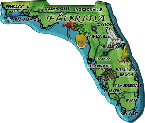 Landforms Of Florida Map - Dniren Hildagard