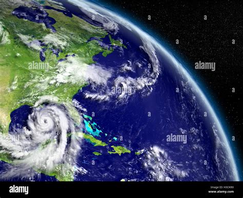 Hurricane matthew satellite image hi-res stock photography and images ...