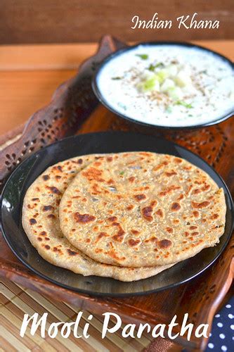 Mooli Paratha | Punjabi Mooli Ka Paratha Recipe ~ Indian Khana