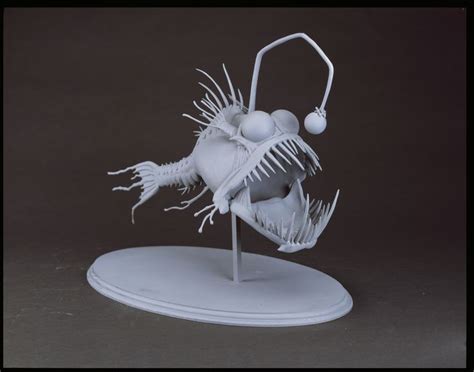 Maquette, Anglerfish, Finding Nemo, 2003 | Angler fish, Finding nemo, Character design