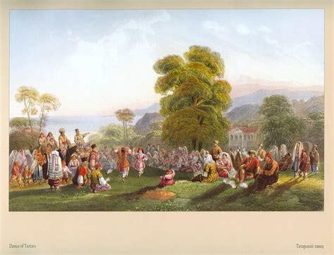 Dance of Crimean Tatars. Crimea, 1856 : r/TurkicHistory