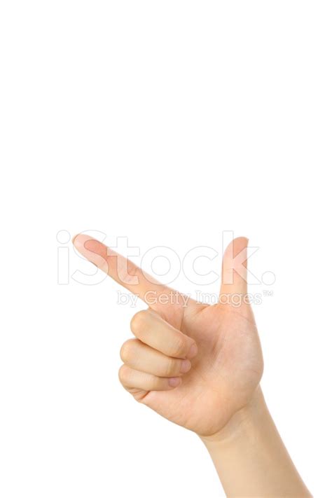 Hand Of Pointing Sign Stock Photo | Royalty-Free | FreeImages