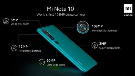 Xiaomi Mi Note 10 Pro with dual-tele and 108MP primary camera is ...