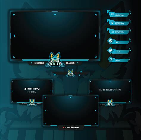 Twitch Overlay Screens :: Behance