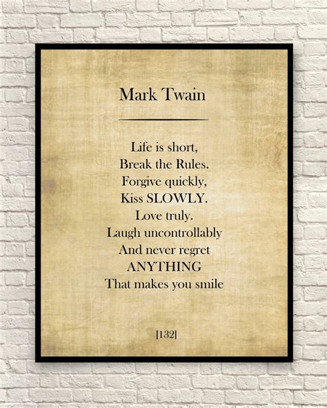 Mark Twain Quote, Mark Twain Art Print, Mark Twain Book Page, Custom ...