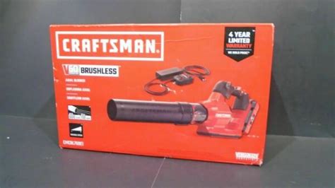 Craftsman V60 600-CFM 60V Cordless Handheld Leaf Blower - CMCBL760E1 for sale online | eBay