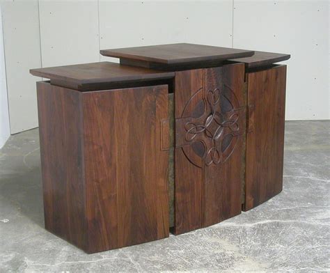 Hand Crafted Communion Table And Pulpit For Church In Portland, Oregon by Three Elements Studios ...