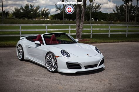 hre, Wheels, Cars, Porsche, 991 , 911, Cabriolet, White, Carrera Wallpapers HD / Desktop and ...